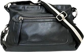 Bally Pre-owned Cross Body Bags, female, Black, Size: ONE SIZE Pre-owned Leather Shoulder Bag