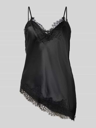 Only Shaped Fit Tr&auml;gertop aus Satin Modell BELLA in Black, Gr&ouml;&szlig;e XL