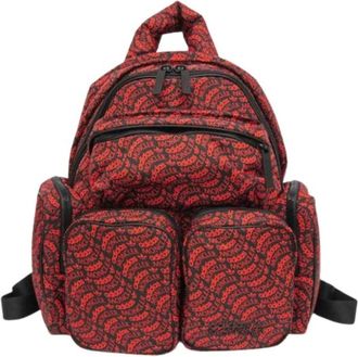 Moncler Zaino Pre-owned in collaborazione Moncler Adidas - - Pre-owned - unisex - Rosso - ONE SIZE