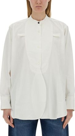 Victoria Beckham White Regular Solid Shirt