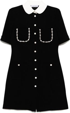 Dice Kayek Abito con colletto alla Peter Pan - Nero