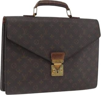 Louis Vuitton Pre-owned Handbags, female, Brown, Size: ONE SIZE Pre-owned Briefcase