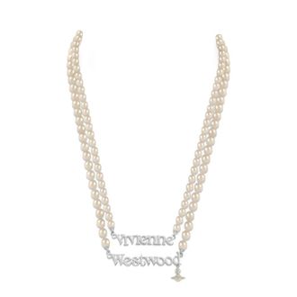 Vivienne Westwood Accessoires, Dames, Beige, ONE Size, Emilio Necklace