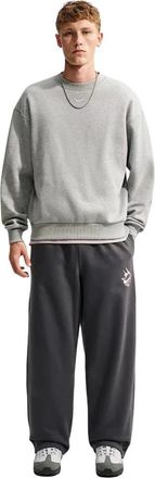 Nike Solo Swoosh Fleece Open-Hem Broeken - Heren - Sport - Grijs - Maat: L Fleece