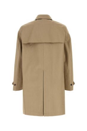 Fendi Logo Trench Coat - Beige