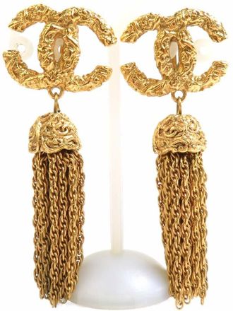 Chanel Metal Clip Earrings (Pre-Owned)