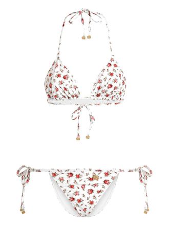 Dolce & Gabbana Bikini-Set mit Rosen-Print von Dolce & Gabbana
