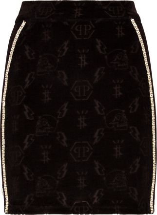 Philipp Plein Short Skirt Monogram