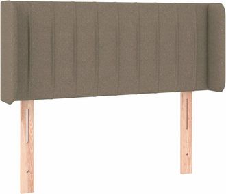 vidaXL Cabecero Con Led De Tela Gris Taupe 103x16x78/88 Cm Vidaxl