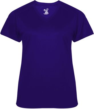 Badger Ultimate SoftLock Womens V-Neck T-Shirt