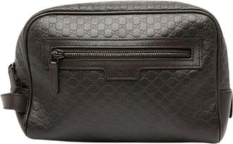 Gucci Pre-owned Clutches, female, Brown, Size: ONE SIZE Pre-owned Vintage Clutch