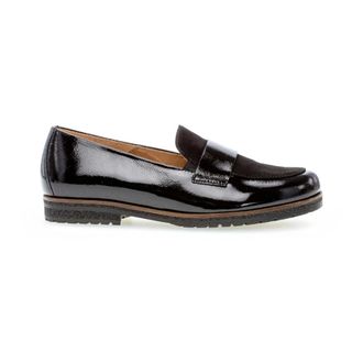 Gabor Schoenen, Dames, Zwart, 40 1/2 EU, Leer, Loafers