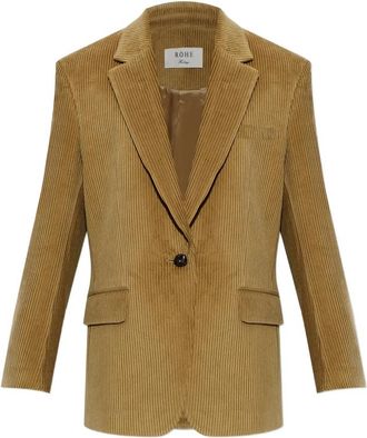 R&oacute;he Corduroy Single-vent Blazer