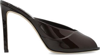 Jimmy Choo London Brigitte Mule - Dames - Muiltjes - Bruin - 39 1/2 EU - Leer - Schoenen