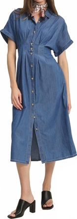 Velvet Karina Dress In Chambray