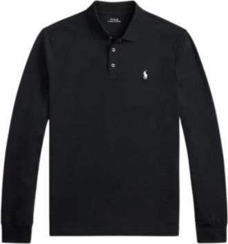 Ralph Lauren Polo a maniche lunghe - - Tops - Uomo - Nero - XL