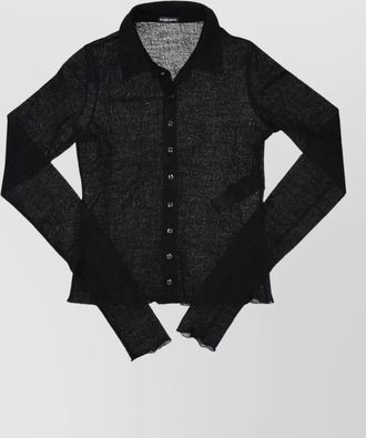 Ann Demeulemeester slim-fit wool shirt