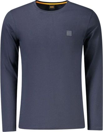 HUGO BOSS T-shirt a Maniche Lunghe - - Tops - Uomo - Blu - L
