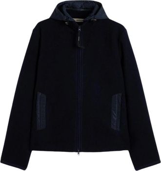 Aspesi Werner Blouson - Heren - Zomerjassen - Blauw - M - Wol - Jassen
