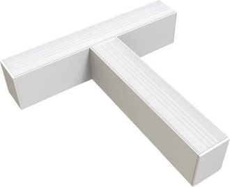 Trade Shop TrAdE Shop Traesio - Lampada Di Raccordo Connettore A T Per Lampadario 15w Luce Selezionabile Cct Ll57-t-3c - Bianco