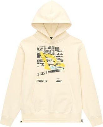 Rta Jordan Raw Sand Digger Oversize Graphic Hoodie at Nordstrom, Size Xxx-Large