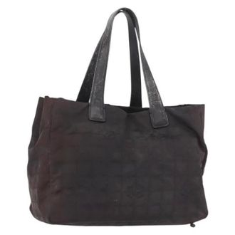 Chanel unisex, Pre-owned, Zwart, Maat: ONE Size Nylon