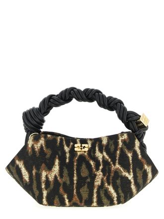 Ganni Handtasche Metallic Cloque Bou
