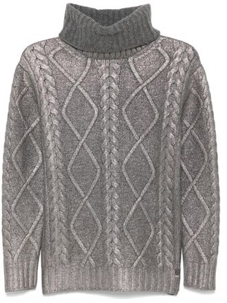 Herno Maglione lam&eacute; - Grigio