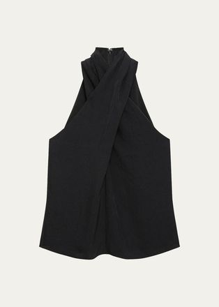 Theory Halter Solid Sleeveless Top