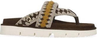 Mou Schoenen, Dames, Veelkleurig, 39 EU, Su&egrave;de, Su&egrave;de Sandalen