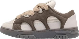 Santha Model 1 Contrast Sneakers - Heren - Sneakers - Bruin - 42 EU - Su&egrave;de - Schoenen