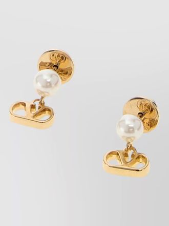 Valentino Garavani brass hoop earrings