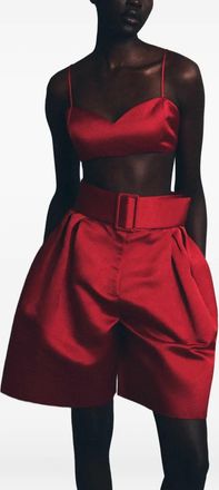 Rosie Assoulin Top corto - Rosso