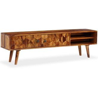 vidaXL Madeira Sheesham Madeira TV Massham 140x30x40 cm