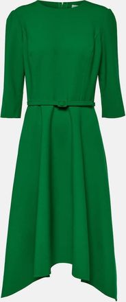 Oscar De La Renta Wool-blend midi dress