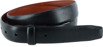Trafalgar Store Cortina Leather 30mm Harness Belt Strap, 36, Black