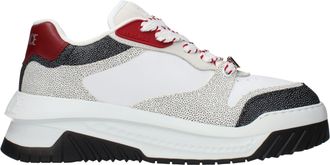 Versace White Leather Chunky Mens Sneakers