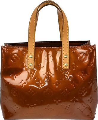 Louis Vuitton Reade Handbag Monogram Vernis Brown Patent_Leather Handbag (Pre-Owned)