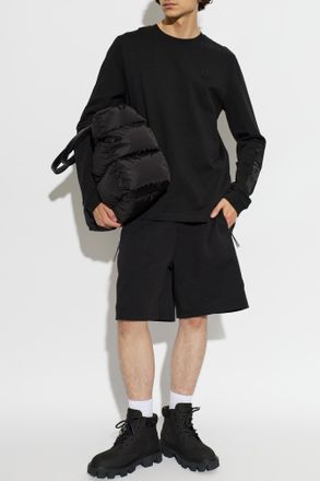 Moncler Long Sleeve T-shirt, Mens, Black