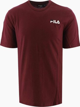 Fila Mens FILA Chaz Crew Neck T-Shirt Burgundy - Red - Size: 38