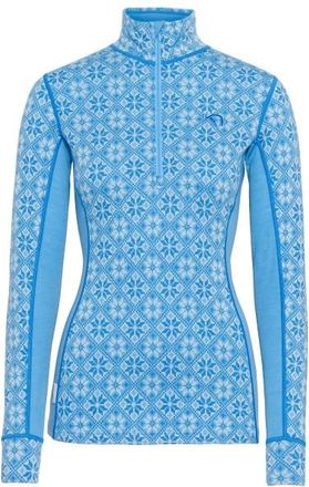 Kari Traa Rose Half-Zip Merinounterw&auml;sche f&uuml;r Damen | blau
