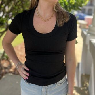 Sundays Moxy Short Sleeve Tee In Black