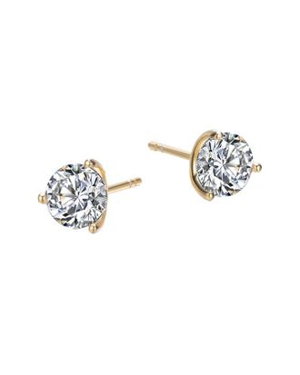 Genevive Silver Stud Earrings