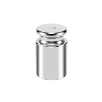 OEM Peso De Calibraci&oacute;n Para B&aacute;scula Digital Aws, Acero Al Carbono, Acabado Cromado, 1000 G (1 Kg Wgt)