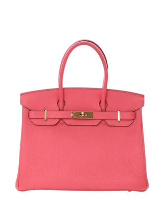 Herm&egrave;s 2013 Togo Birkin Retourne 30 handtas - Roze
