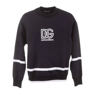 Dolce & Gabbana Heren, Sweatshirts & Hoodies, Zwart, Maat: L Katoen