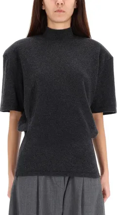 Jacquemus Wool Cashmere Blend Sweater - Gray