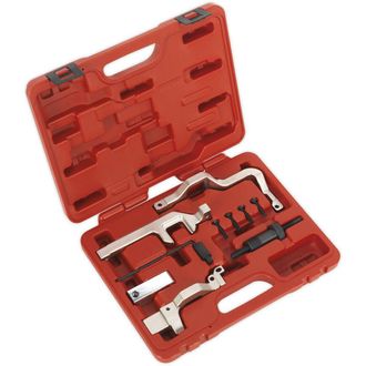Loops Petrol Engine Timing Tool Kit - CHAIN DRIVE - For Citroen Peugeot & Mini 1.4 1.6