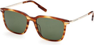 Ermenegildo Zegna EZ0206 52N Mens Sunglasses Tortoiseshell Size 56