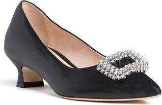 BEAUTIISOLES Elsie Low Heel Pump in Black at Nordstrom, Size 37.5